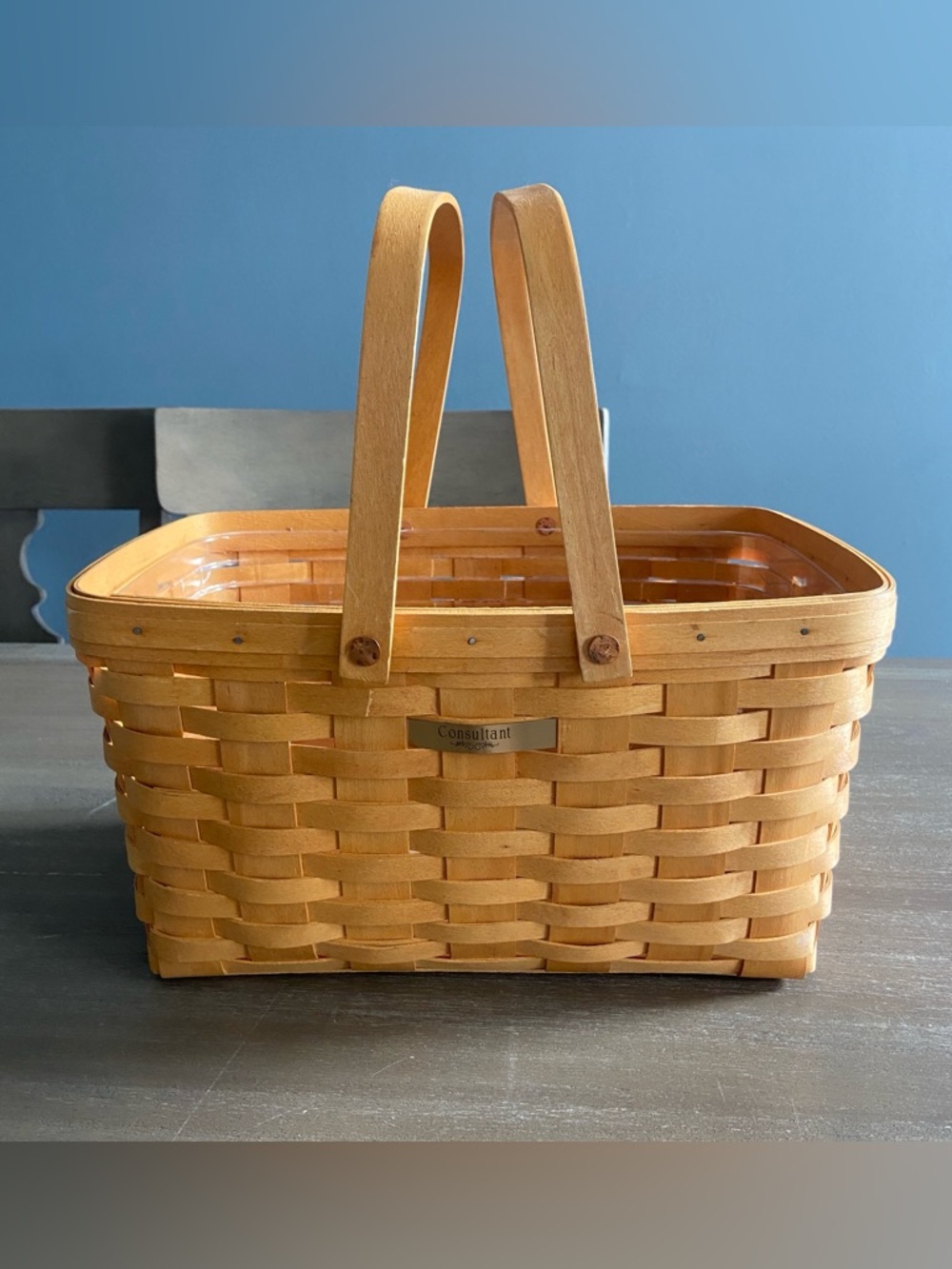 Longaberger Medium Market Basket w/ Protector Insert